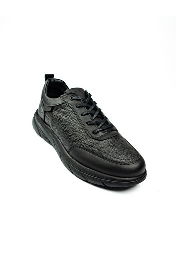 MARCOMEN 22346 Black Leather Men's Casual Shoes