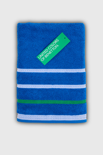 Benetton Home Банний рушник для рук, обличчя та тіла, синій, 100% бавовна, 30x50 см, рушник для обличчя