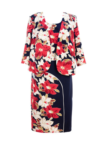 FARA Women's outfit, with multicolor floral pattern