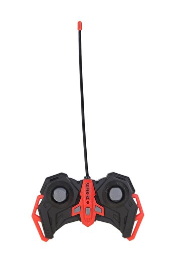 hak-iş oyuncak Dude RC Monster Truck Köpekbalığı Tasarımlı Uzaktan Kumandalı Off-Road Araba - Mavi Gri Turuncu