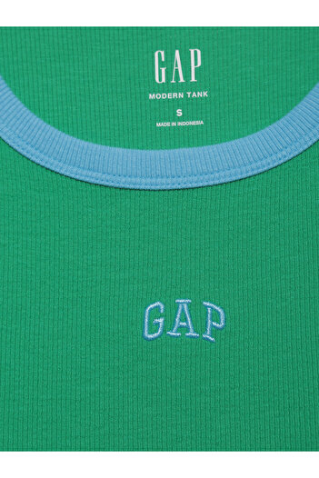 GAP KadınGap Logo Fitilli Halter Yaka Atlet