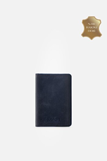 MAFİ ARIA 100% синя натуральна шкіра портфель-гаманець