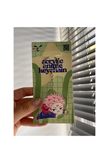 Wisevelya Jujutsu Kaisen Ryomen Sukuna Acrylic Anime Keychain