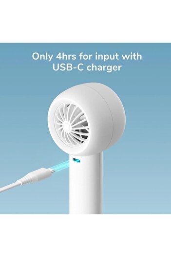 Danex Portable Fan with Battery, B12, Silicon Flex, Earth Light Brown