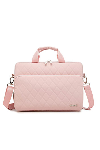 Kinmac Laptop Bag, Kinmac, Pink Embroidery, 13.3 inch