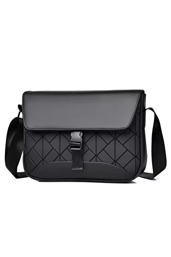 ZAAPPY Geometric Pattern PU Leather Cross Body Sling Bag, iPad Compatible, 3 Compartments