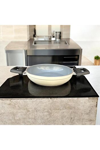 Peramari Hascevher Ezme Bio Granite 18 cm Egg Pan Cream