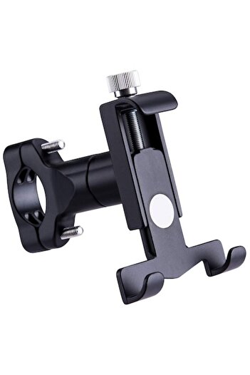 Bibilel Motorcycle or bicycle handlebar mount phone holder, 360 degree rotation, 4'' - 6.2'', Ne