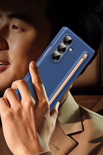 Nezih Case Samsung Galaxy Z Fold 7 Uyumlu Kalemli Şık Kapak (Kalemde Dahildir)