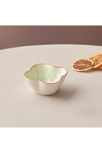 Karaca Floral Clover, Snack Bowl, 10cm, Green