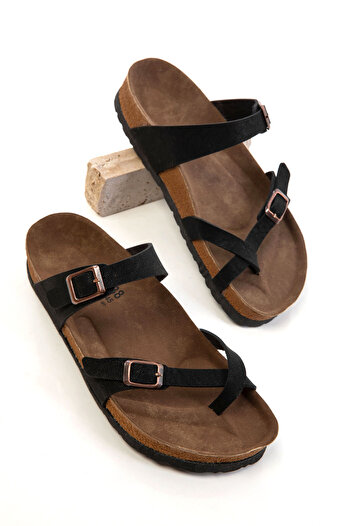 SOHO Black Women's Slippers 20608