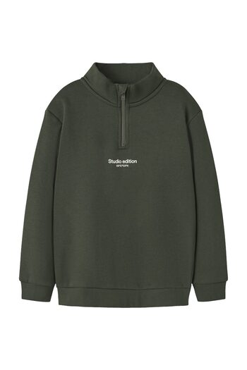Name it NKMBRODY LS NREG SWEAT ZIP BRU NOOS
