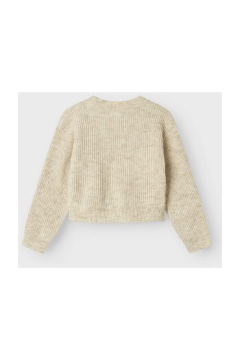 Name it NKFHOLLY LS BOXY TRICOT SCURT NOOS