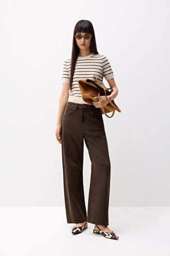 LEFTIES Woman Short Sleeve Knit Top