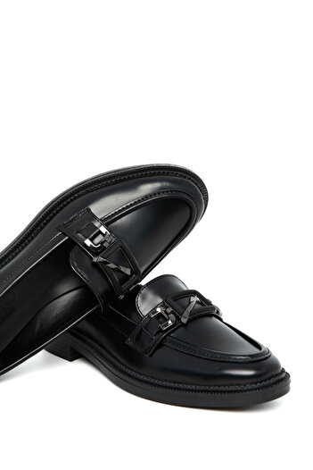SOHO Black Women's Loafer Shoes 21095