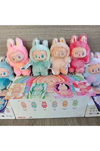 Ayers tivens Labubu Oyuncak Peluş Bebek Peluş Oyuncak Lafufu Anahtarlık Oyuncak Bebek Nanopro