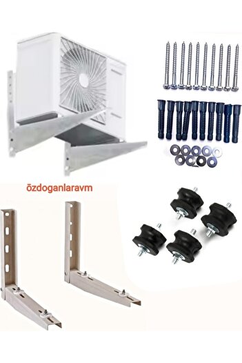 Universal 9*12*18 Klima Ayak+Vida+Dübel+Titreşim Önleyici