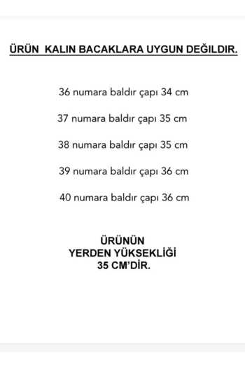 AYDOĞDU by ünal ΜΠΕΖ ΓΥΝΑΙΚΕΙΕΣ ΜΠΟΤΕΣ ΜΕ ΚΟΡΔΟΝΙΑ ΠΙΣΩ ΚΑΙ ΦΕΡΜΟΥΑΡ ΣΤΟ ΠΛΑΙΣΤΡΟ ΜΕ ΚΟΜΜΑΤΙ Πάνω ΑΠΟ ΤΟ ΓΟΝΑΤΟ, ΚΟΜΜΑΤΙΚΟ ΣΤΥΛ ΓΥΝΑΙΚΕΙΑ ΜΠΟΤΕΣ 1071000