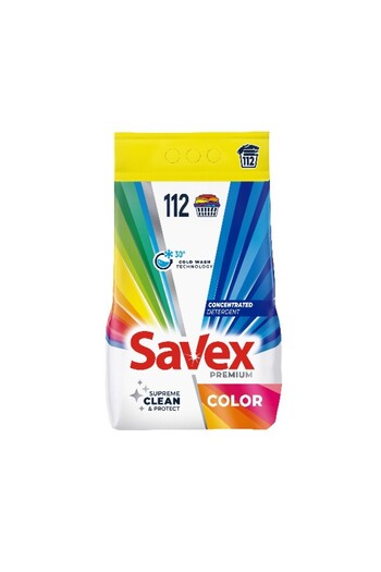 SAVEX Automatic detergent Color, 112washes, 9 Kg