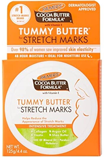 PALMER'S Tummy Butter for Stretch Mark Reduction and Skin Hydration, Intensive Moisturizing 125g