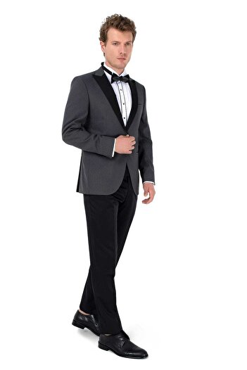 Morven Джинси Losman Smokin Gri Slim Fit