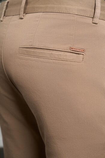 Morven Mink Slim Fit Slim Fit Chino Side Pocket Men's Trousers