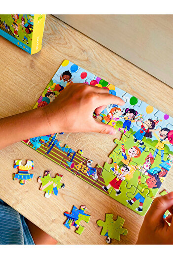 DoerKids Mutlu Doğum Günü Mini Puzzle | 3-7 Yaş - 40 Parça