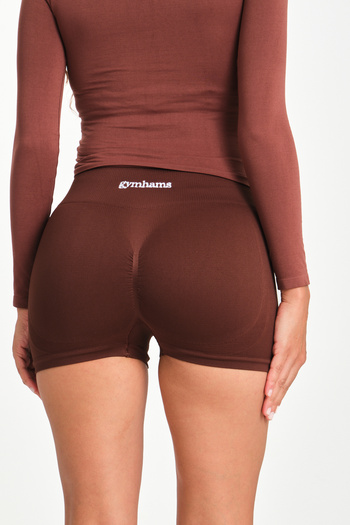 gymhams Σορτς Drop Red Hip Gathered Super Mini – Push-up Ανόρθωση & Σχηματισμός