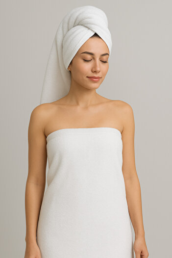 Elaganya White Towel Set, Cotton Towel, Bath Towel, 50X90 Towel, 70X140 Towel, Spa Towel, Hotel Towel