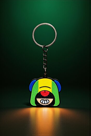 Saes Labs Brawl Stars Leon Keychain