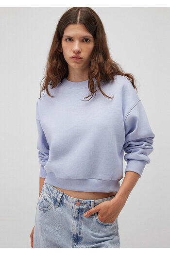 Mavi 1611147 -85385 Model Basic Crop Sweatshirt