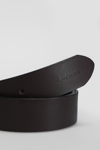 Lufian Brown Leather Belt - Jack Men