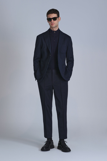 Lufian Antoni Sports Men's Blazer Jacket Slim Fit Navy Blue