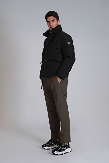 Lufian Proper Goose Feather Men's Coat Black