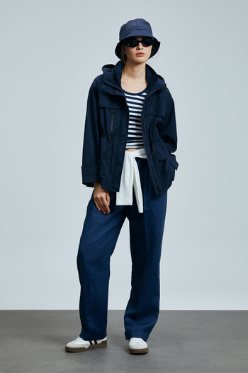 Lufian Navy Blue Clothes - Women's Outerwear