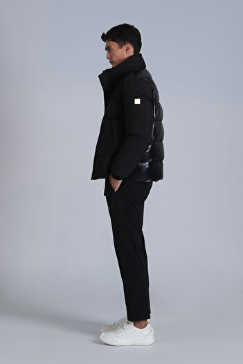 Lufian Andor Goose Feather Men's Coat Black