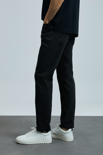 Lufian Anton Smart Jean Erkek Pantolon Slim Fit Siyah