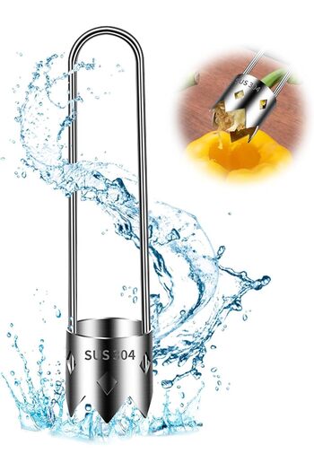 Generic Red Bell Pepper Corer Multipurpose Fruits and Vegetable, Easy to Clean, Rust Resistant Tool
