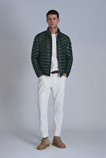 Lufian Luc Goose down Men's Coat Green