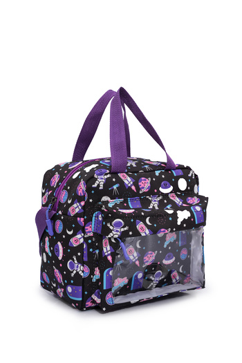 Crambler Astronaut Thermal Lunch Bag, Girls & Boys Kawaii Style Insulated Lunch Box