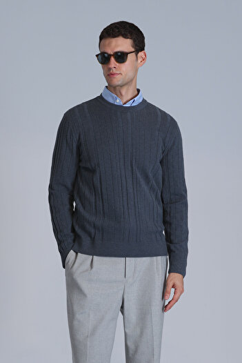 Lufian Lucky Men's Sweater Petrol