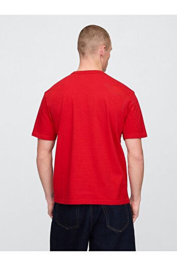 GAP Erkek Kırmızı Original T-Shirt
