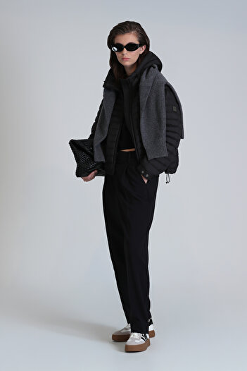 Lufian Elen Goose down Women's Coat Black
