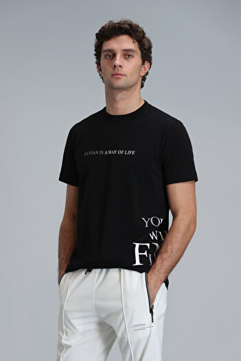 Lufian Μπλουζάκι Potter Black Graphic - Μοντέρνο Σχέδιο