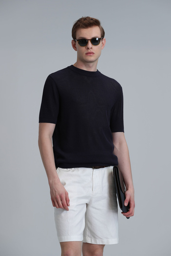 Lufian Alen Men's Sweater Navy Blue
