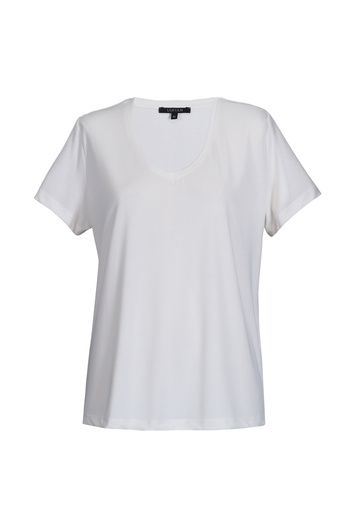 Lufian Ecru Women's T-Shirt - Ufızı