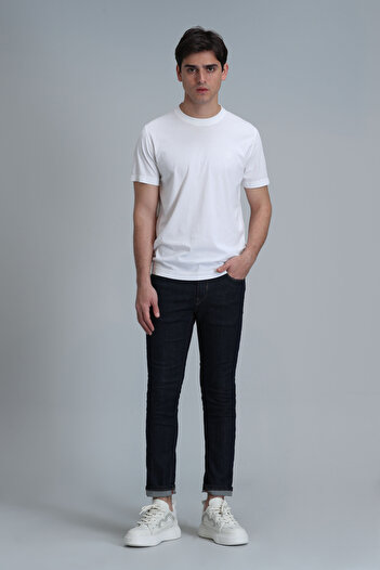Lufian Sarder Men's Basic T-Shirt White