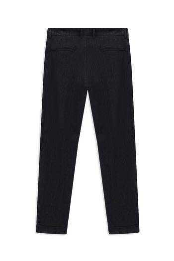 Kiğılı Patterned Cotton Linen Pleated Classic Fabric Trousers