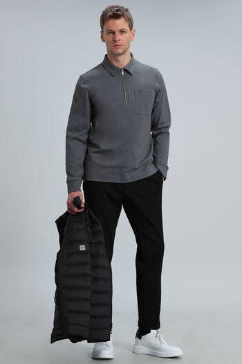 Lufian Danı Men's Sweatshirt Nefti Green