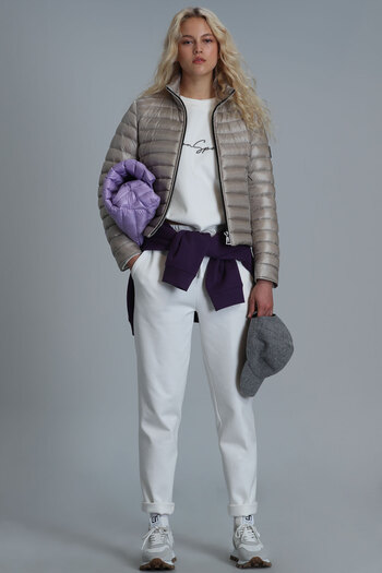 Lufian Mary Goose down Women's Coat Beige
